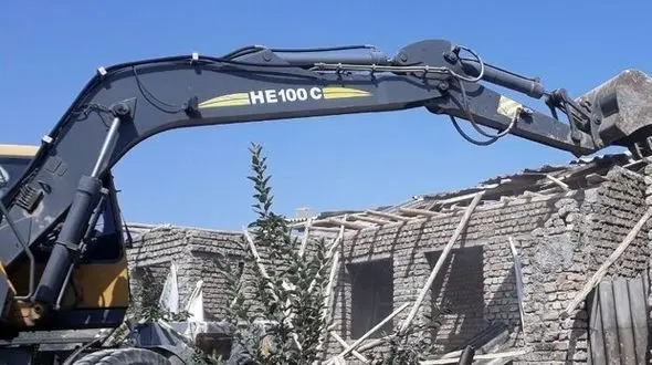 تخریب ۴ ساخت و ساز غیرمجاز در گرگان