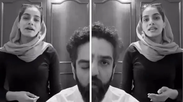 فیلم آواز احساسی /  دختر جوان کنار استاد معروفش دلم را لرزاندی رو همخوانی کرد و رفت