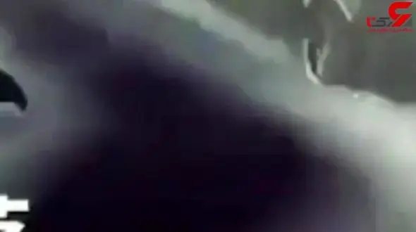 پرس شدن ماشین در سقوط هولناک تخته سنگ  + فیلم