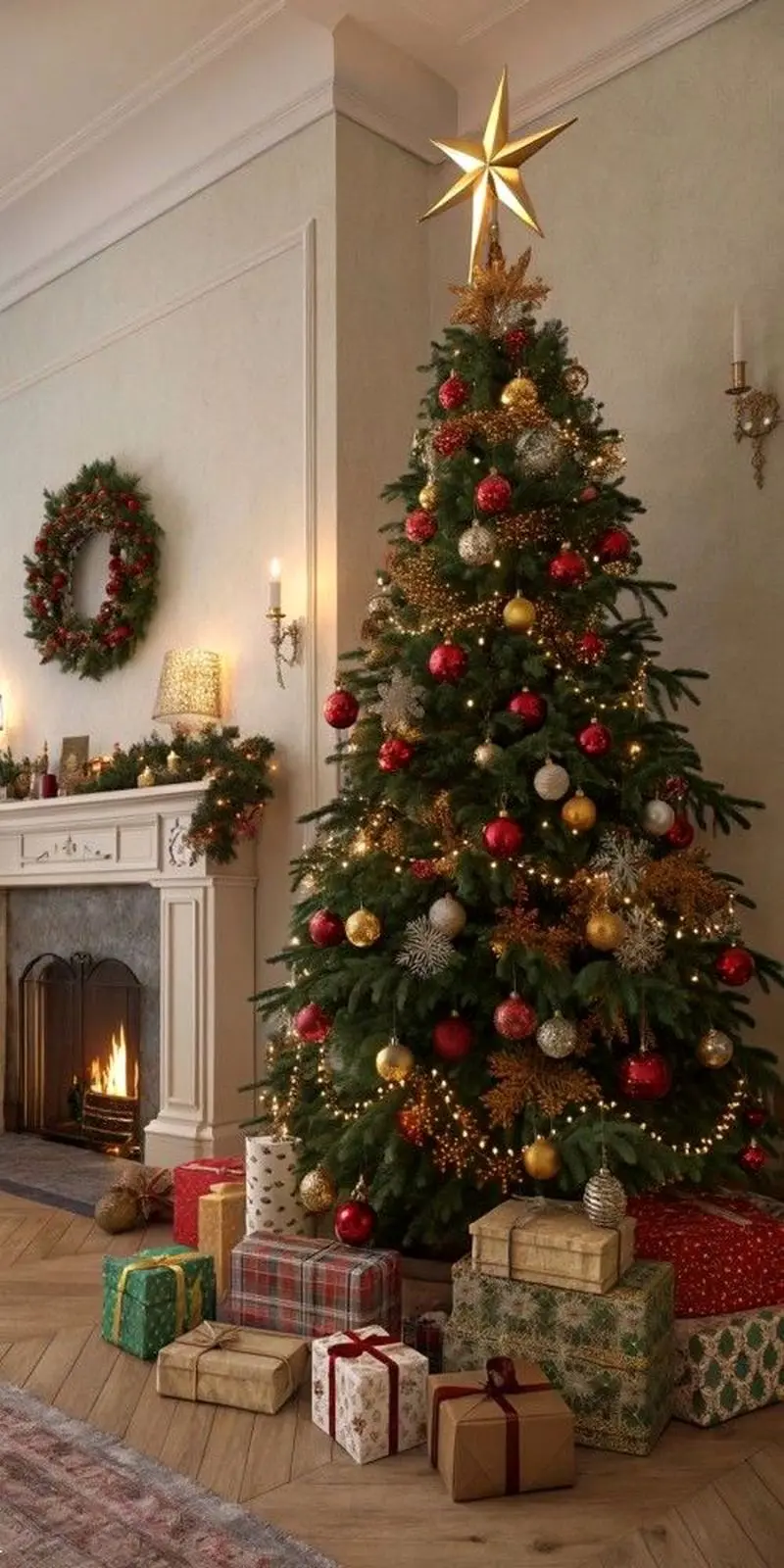 ایده درخت کریسمس | ۳۰ ایده تزیین درخت کریسمس از ساده تا لوکس و عروس پسند با مدل های جادویی و خیره کننده ترند ۲۰۲۶!