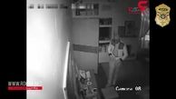 شکار  دزدان در صحنه سرقت در تهران با دوربین مداربسته + فیلم 