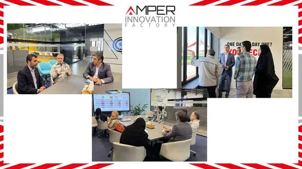 مدیران جهاد کشاورزی در کارخانه نوآوری آمپر