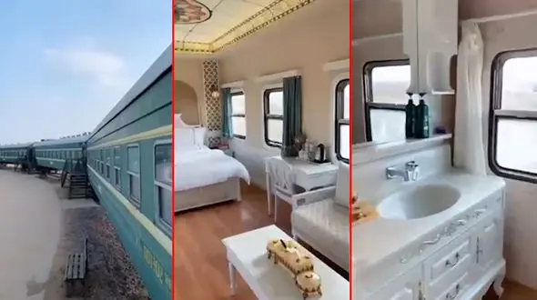 با هتل شیک در دل قطار آشنا شوید + فیلم
