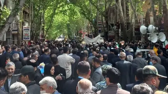 حضور گسترده مردم خرم‌آباد در مراسم راهپیمایی روز قدس