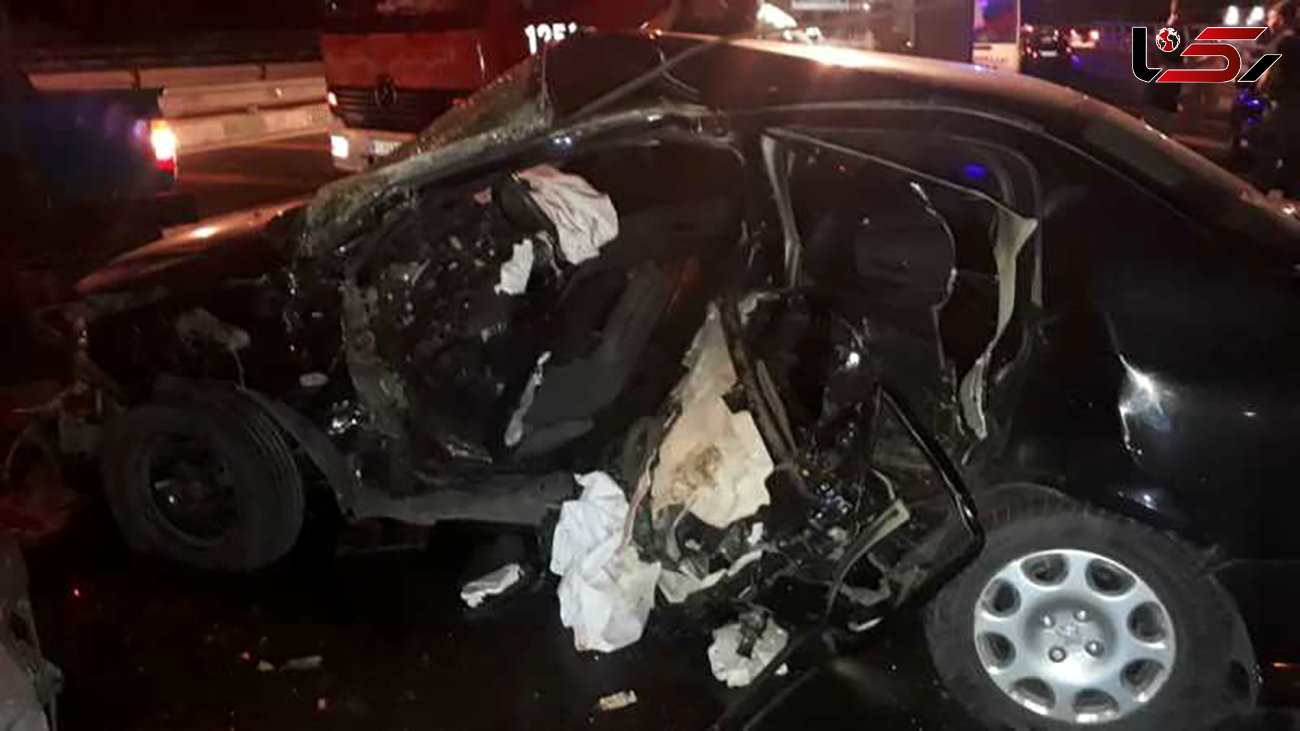 لایی کشی خطرناک با پلاک مخدوش در اتوبان شیخ فضل الله + عکس ها
