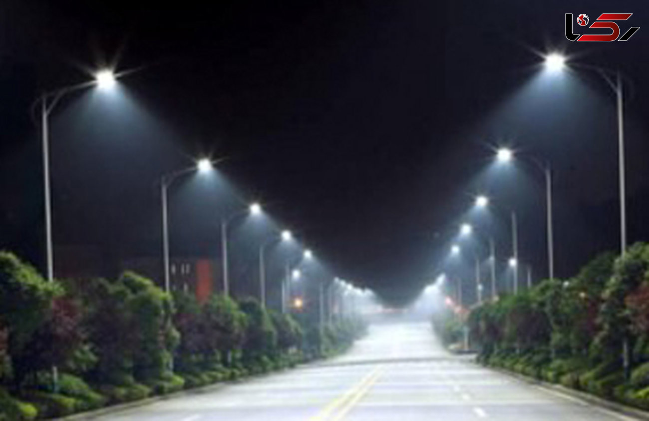 اصلاح کامل روشنایی 28 معابر روستایی در  بانه