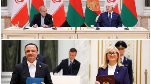 سند همکاری مناطق آزاد ایران و بلاروس امضا شد