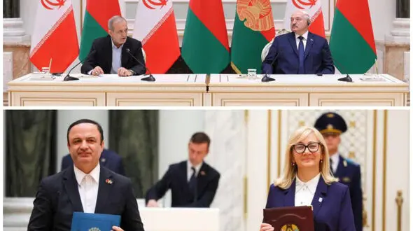 سند همکاری مناطق آزاد ایران و بلاروس امضا شد