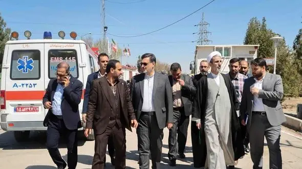 بازدید ریاست کل دادگستری استان، دادستان عمومی و انقلاب اصفهان و معاون حقوق عامه دادستان از باغ فدک