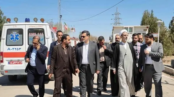 بازدید ریاست کل دادگستری استان، دادستان عمومی و انقلاب اصفهان و معاون حقوق عامه دادستان از باغ فدک