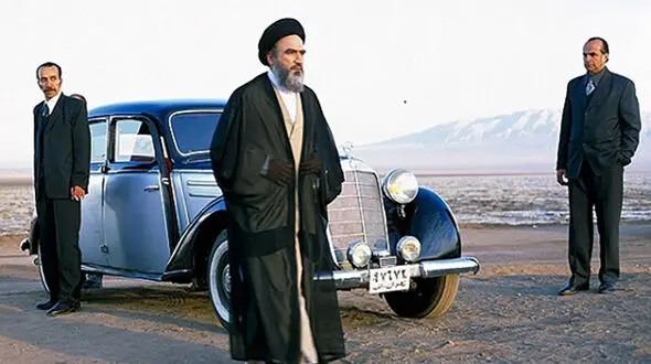 گریم شگفت انگیز عبدالرضا اکبری در نقش امام خمینی(ره)+ تصاویر 