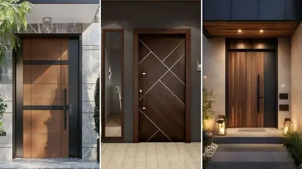 لوکس‌ ترین مدل‌های درب ورودی آپارتمان؛ ایده‌ های جذاب طراحی
