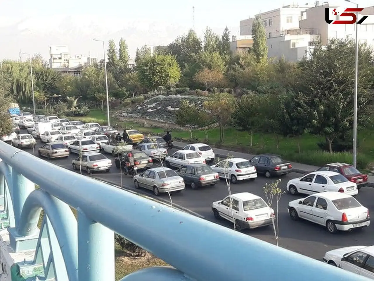  5 ثانیه دلهره آور برای رسیدن راننده اسنپ به صحنه خودکشی جوان تهرانی + عکس