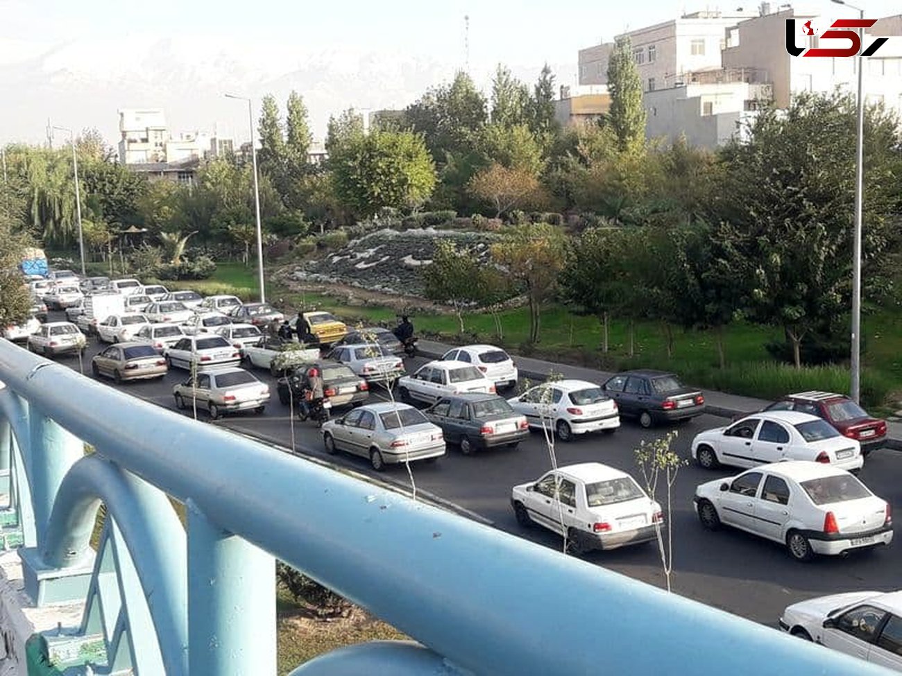  5 ثانیه دلهره آور برای رسیدن راننده اسنپ به صحنه خودکشی جوان تهرانی + عکس