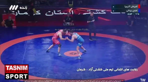 فیلم / حسن یزدانی با شکست آذرپیرا ملی‌پوش کشتی آزاد ایران در مسابقات جهانی شد