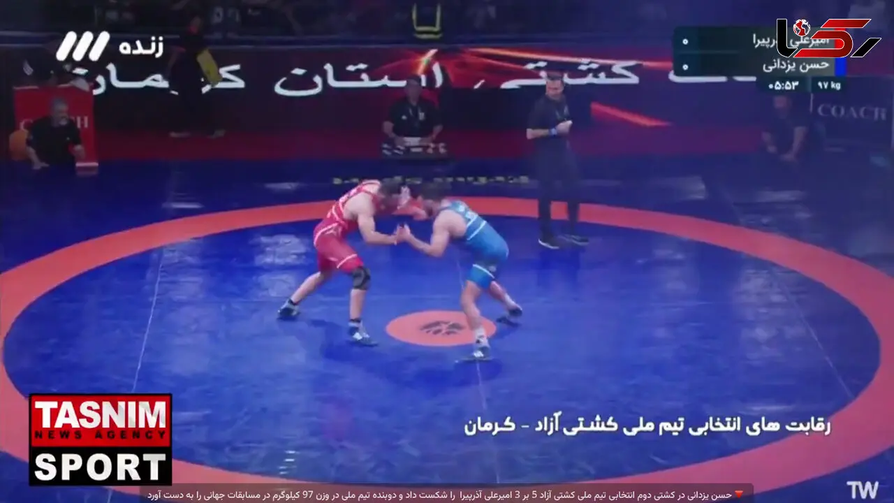 فیلم / حسن یزدانی با شکست آذرپیرا ملی‌پوش کشتی آزاد ایران در مسابقات جهانی شد