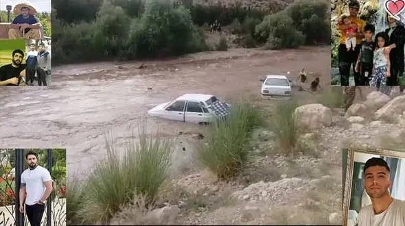 در این فیلم عمق فاجعه سیل فارس را ببینید / اسامی و عکس کشته شدگان