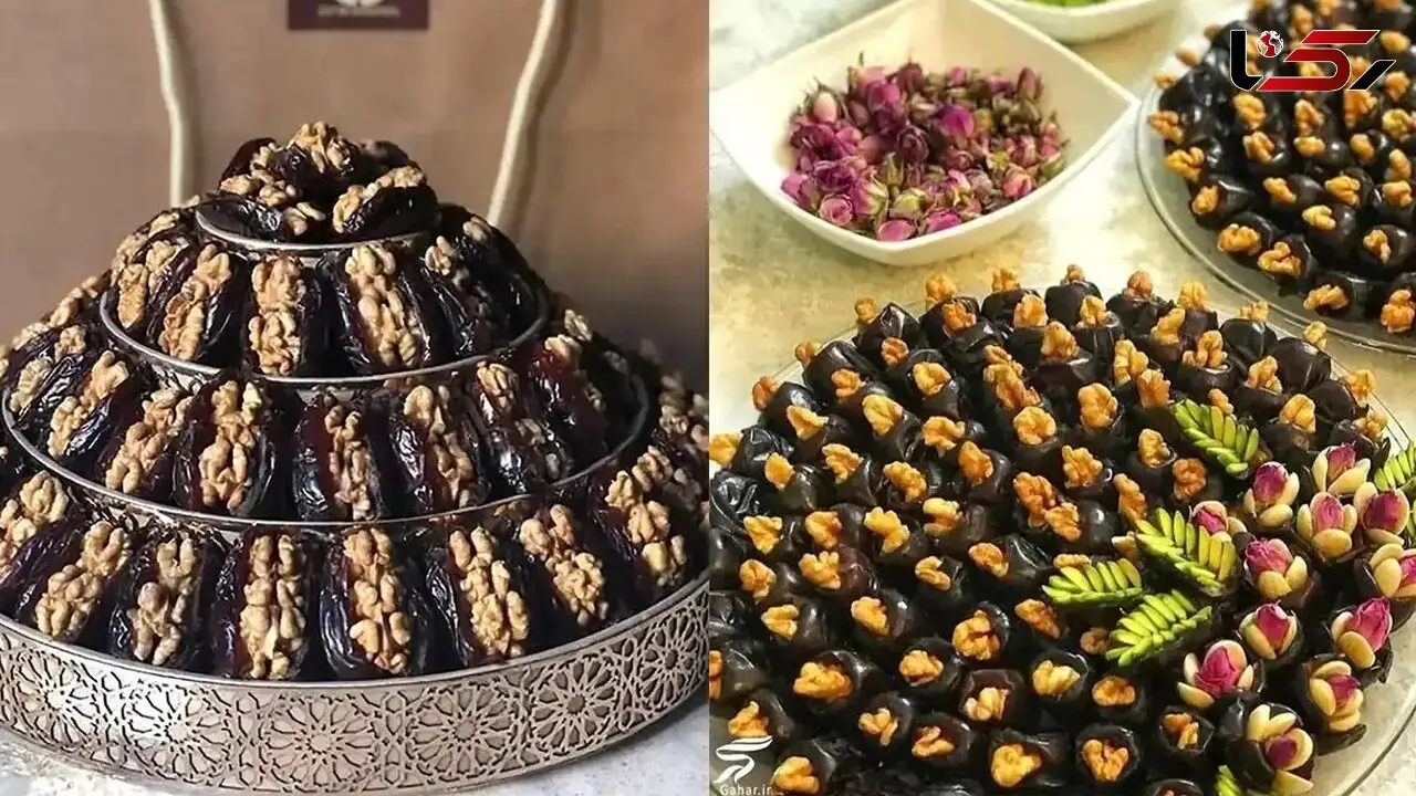 تزئین خرما برای مراسم روضه، عزاداری و ماه مبارک رمضان | آموزش جدیدترین روش‌ های تزئین