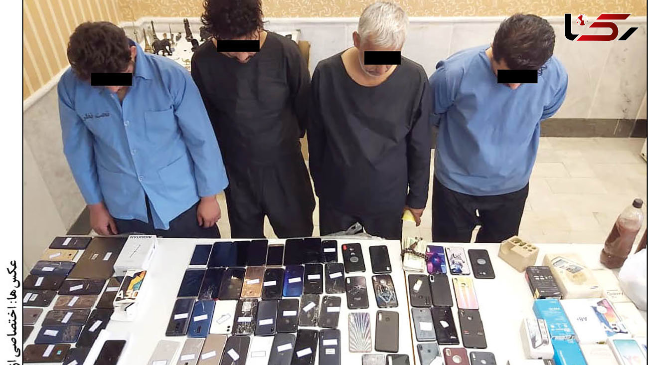 بازداشت اعضای مافیای قاچاق گوشی های سرقتی از مشهد به افغانستان + عکس 