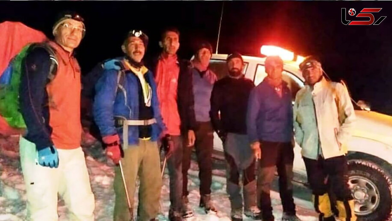 نجات کوهنوردان مفقودشده در ارتفاعات دامغان پس از ۸ ساعت جستجو + عکس
