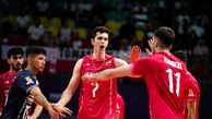 برتری تیم ملی والیبال ایران مقابل مصر در قهرمانی جهان