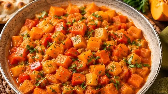 خوراک نارنجی خوشمزه و متفاوت؛ یک غذای پاییزی فوق‌ العاده / اینفوگرافیک