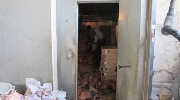 ۱۴ تن کله‌پاچه فاسد در رباط کریم کشف شد