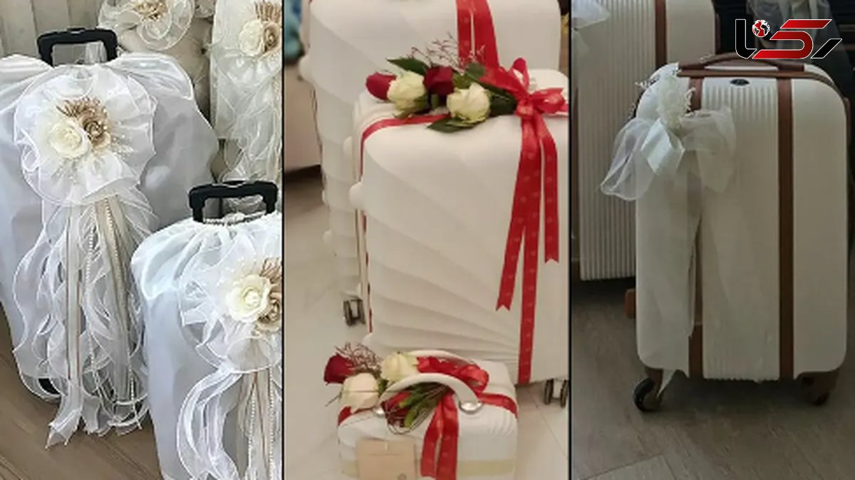 راهنمای تزئین چمدان عروس با گل‌ های طبیعی؛ شکیل‌ ترین مدل‌ ها