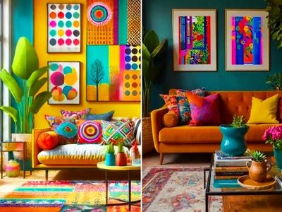خانه‌ ای با دکور خاص؛ 15 مدل دکور رنگی رنگی برای جذابیت بیشتر