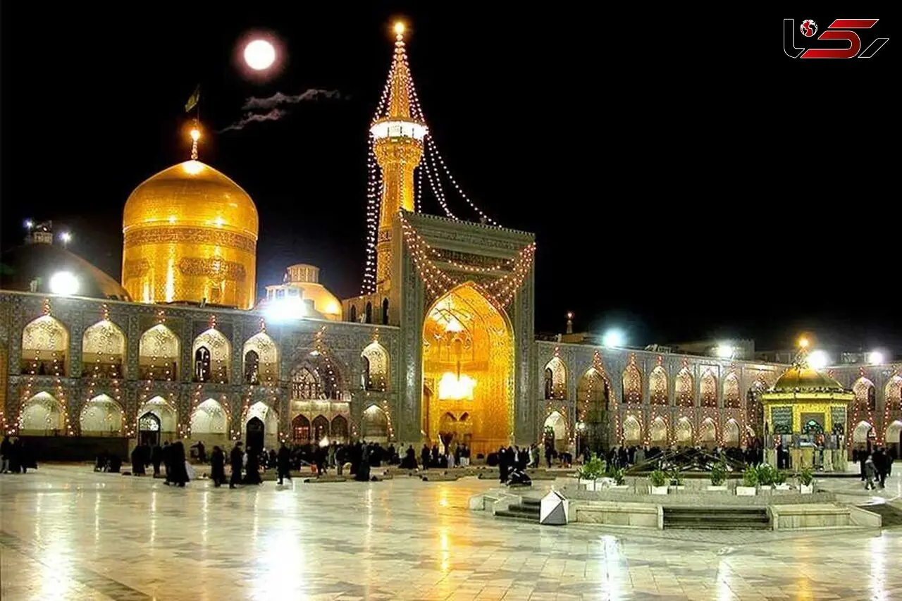 فیلم درگیری شدید و عجیب دو هیئت عزاداری در حرم امام رضا! / با چوب به جان هم افتادند