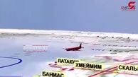 فیلم جزییات سقوط هواپیمای روسی توسط رژیم صهیونیستی + تصویر