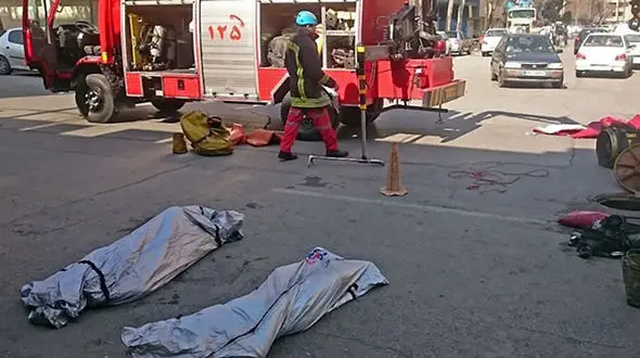 مرگ غم انگیز ۲ کارگر در کانال فاضلاب