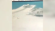 فیلم باورنکردنی از انهدام جنگنده فوق پیشرفته F-۳۵  در دریای مدیترانه!