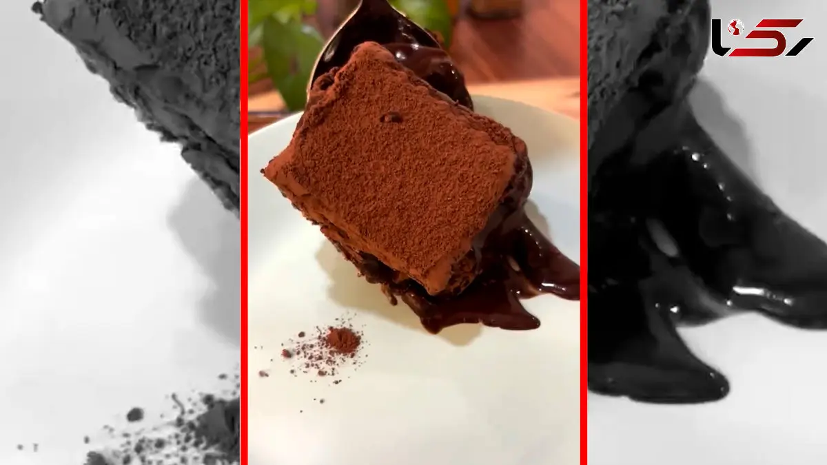 فیلم طرز تهیه کیک یخچالی با سس شکلاتی
