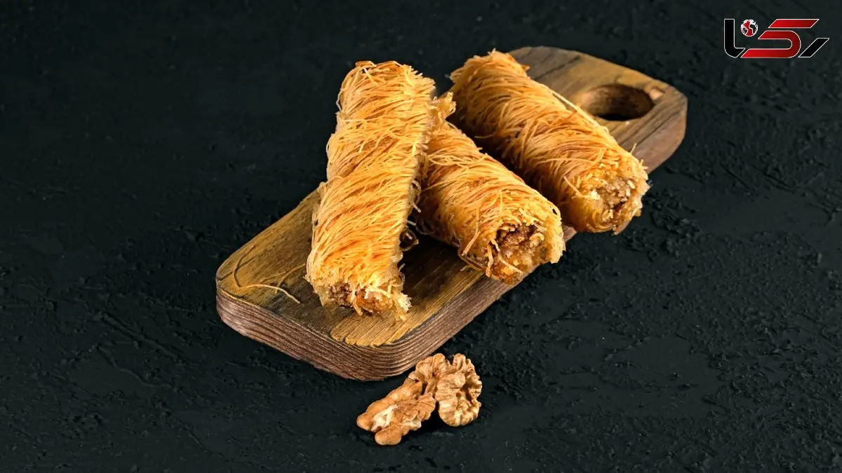 کناف باقلوا در خانه؛ طعمی اصیل و فراموش‌نشدنی + فیلم