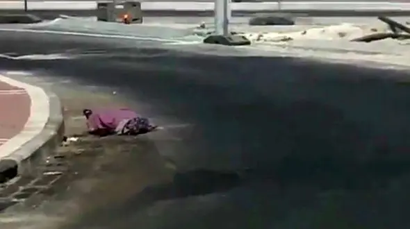 فیلم از جنازه یک زن کنار جاده + جزییات تلخ