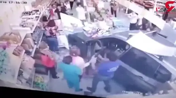 خانم راننده حادثه ساز شد + تصویر