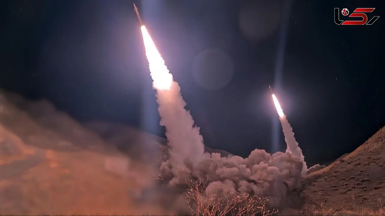 خودنمایی موشک ایرانی روی سر اسراییلی ها