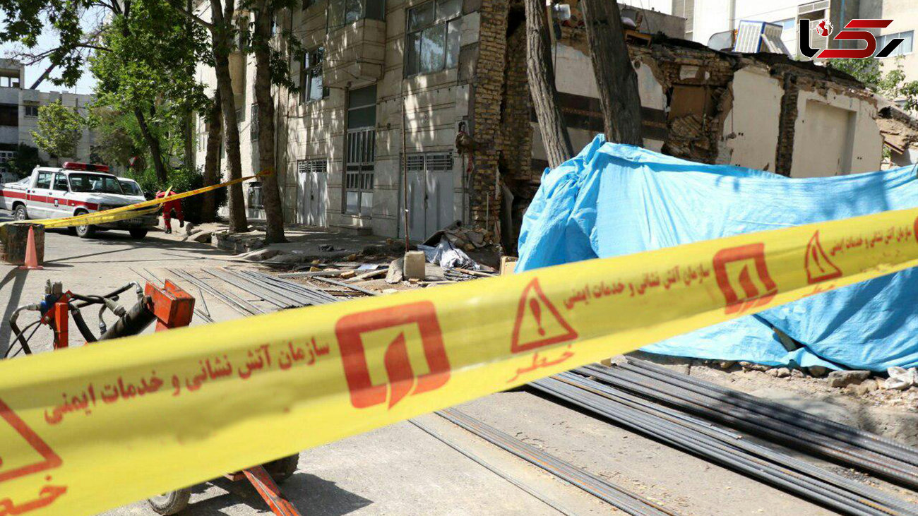 بی توجهی به دستور دادستان تهران برای تخریب خانه خطرناک در ستارخان + عکس ها و فیلم های وحشت آور
