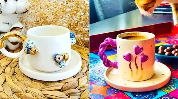 15 مدل فنجون سفالی شیک برای دکوراسیون مدرن و روستیک