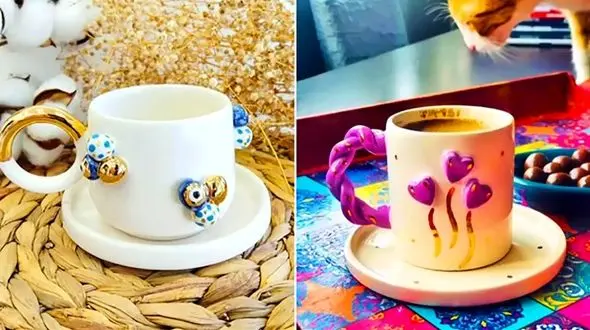 15 مدل فنجون سفالی شیک برای دکوراسیون مدرن و روستیک