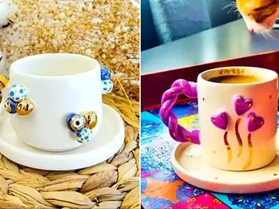 15 مدل فنجون سفالی شیک برای دکوراسیون مدرن و روستیک