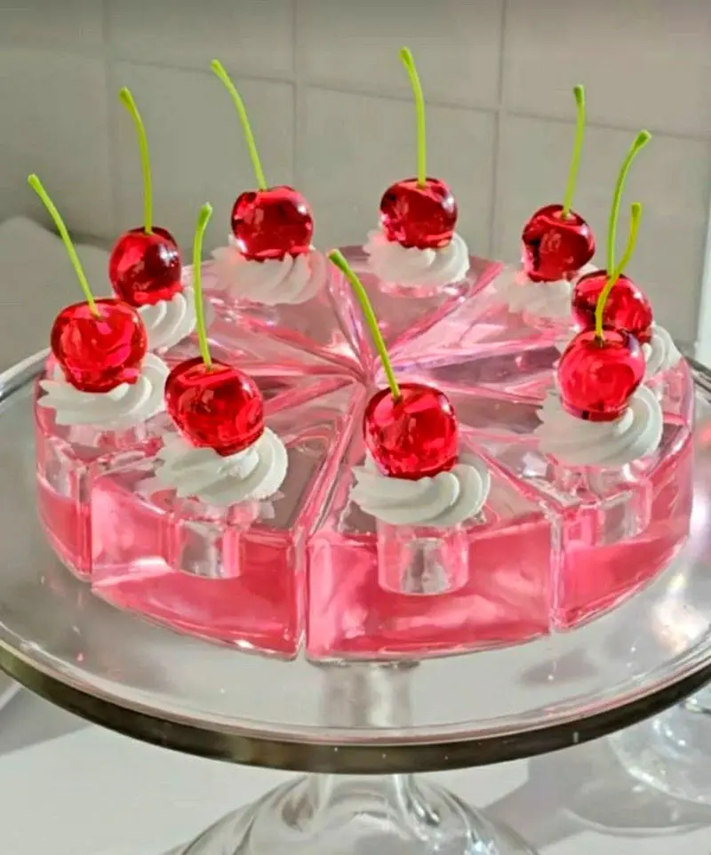 تزیین ژله ساده