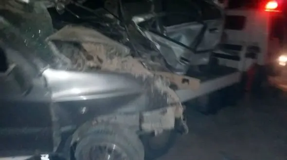 شاخ به شاخ مرگبار 2 خودرو در محور سیرجان + عکس 