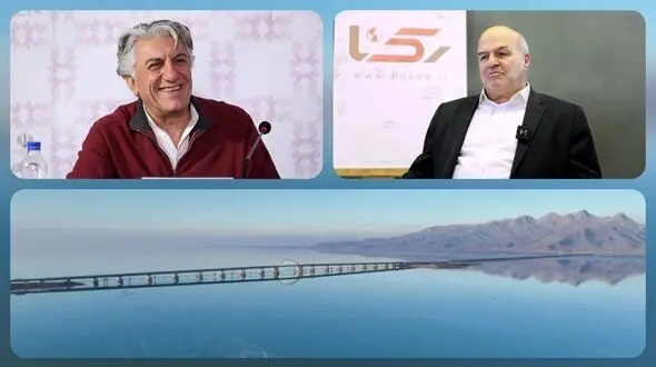 رضا کیانیان: 3 میلیون دلار برای نجات دریاچه ارومیه به عیسی کلانتری دادم، نمی دانم چه شد/ عیسی کلانتری: تکذیب می‌کنم ، اطلاعی ندارم + فیلم