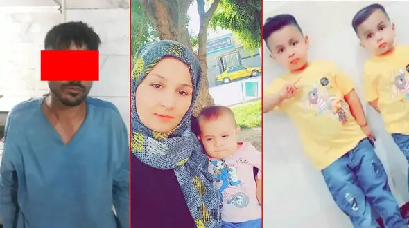 قتل زن و 2 کودکش در بدبینی شوهر / زن جوان نوزادش را در اجاق گاز پنهان کرد! + عکس