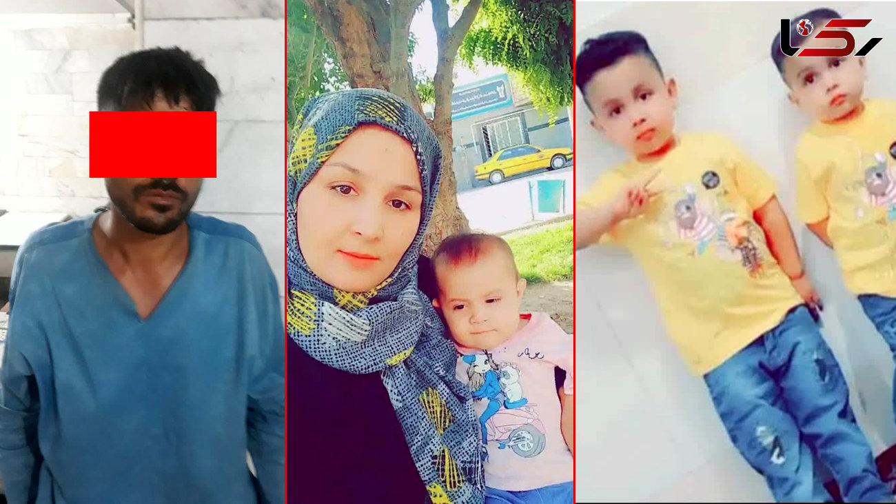 قتل زن و 2 کودکش در بدبینی شوهر / زن جوان نوزادش را در اجاق گاز پنهان کرد! + عکس