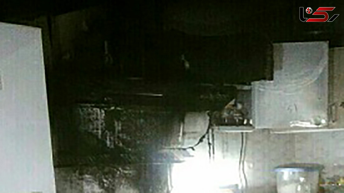 آتش سوزی خانه ای در روستای دِه کُله خرم آباد
