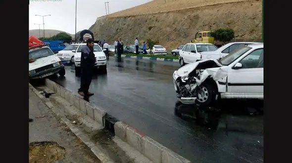 وقوع دو تصادف در محور چالوس/۷ نفر مصدوم شدند+عکس