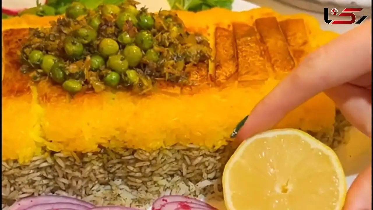 شوید پلو تن دورنگ + فیلم